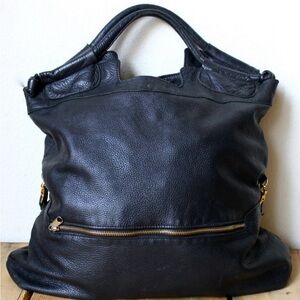Vintage Anna Corinna Black Leather Purse